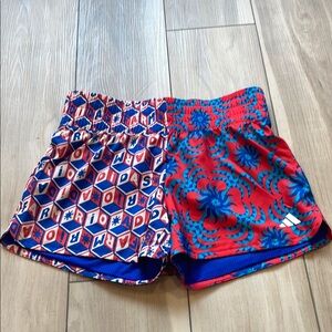 Farm Rio Adidas kid’s XL Colorful Patterned Athletic Shorts
